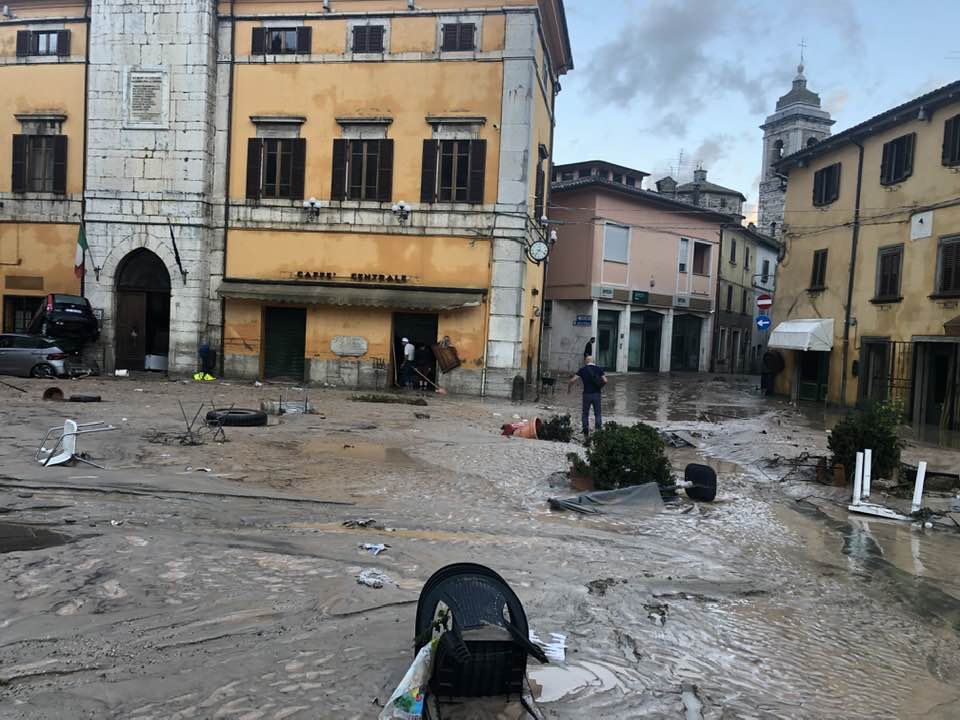 Image 2: Flood damage in Cantiano , Italy, September 2022. Credit: Mayor of Cantiano Alessandro Piccini&nbsp;