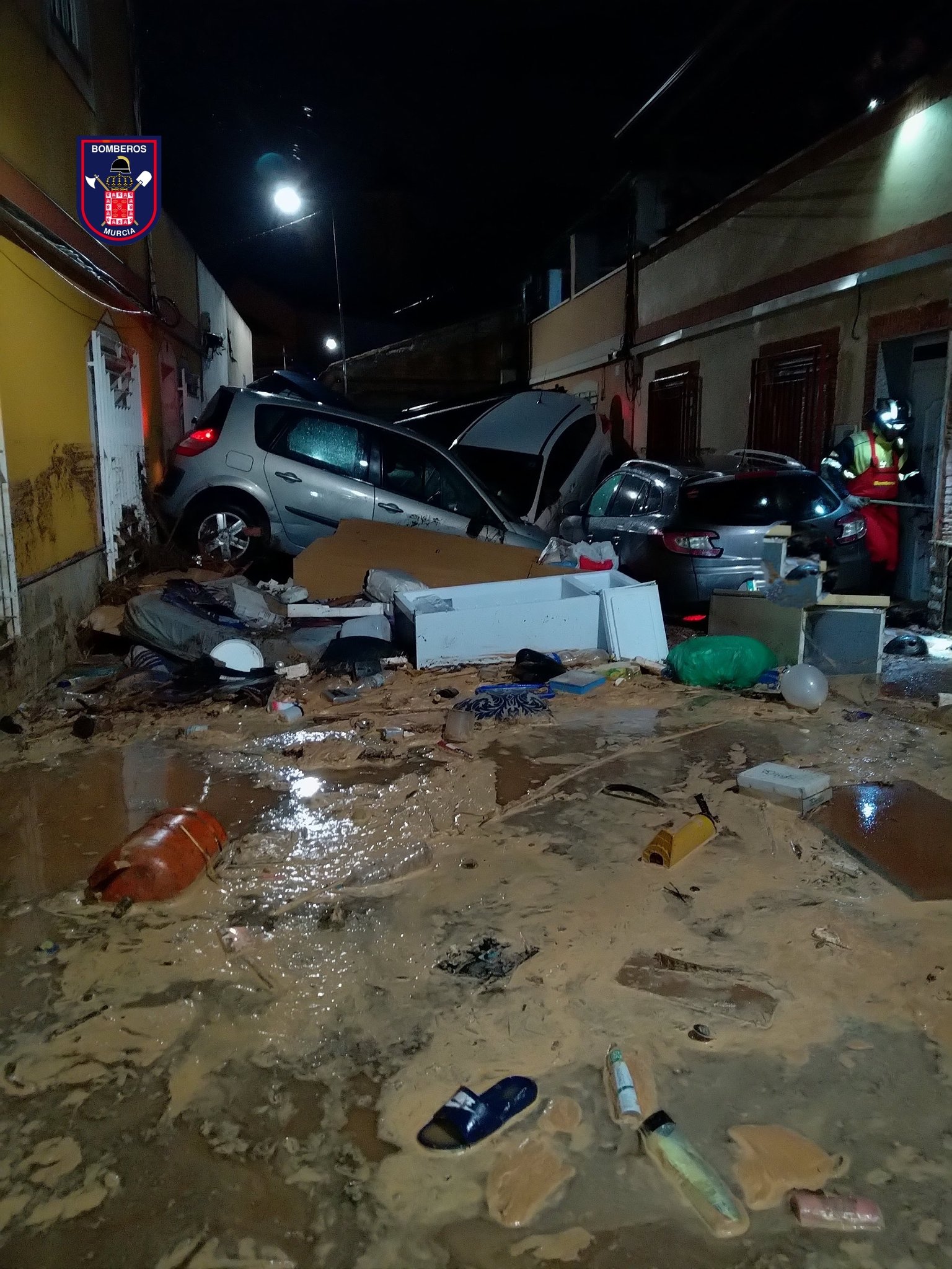 Image 4: Flood damage in Murcia, Spain, 25 to 26 September 2022. Credit: Bomberos Murcia&nbsp;