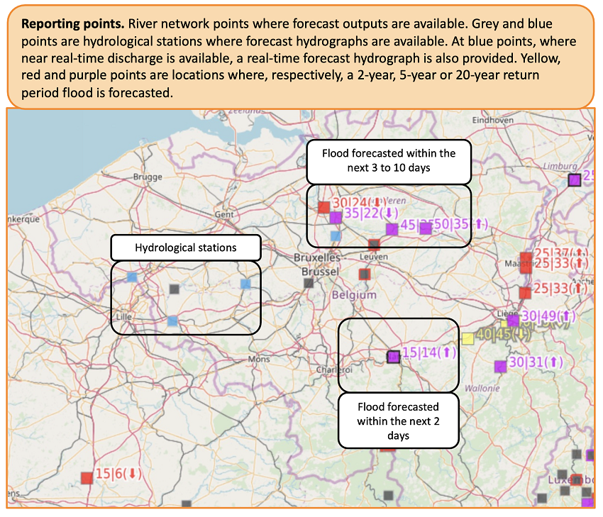 The 'Reporting Points' layer