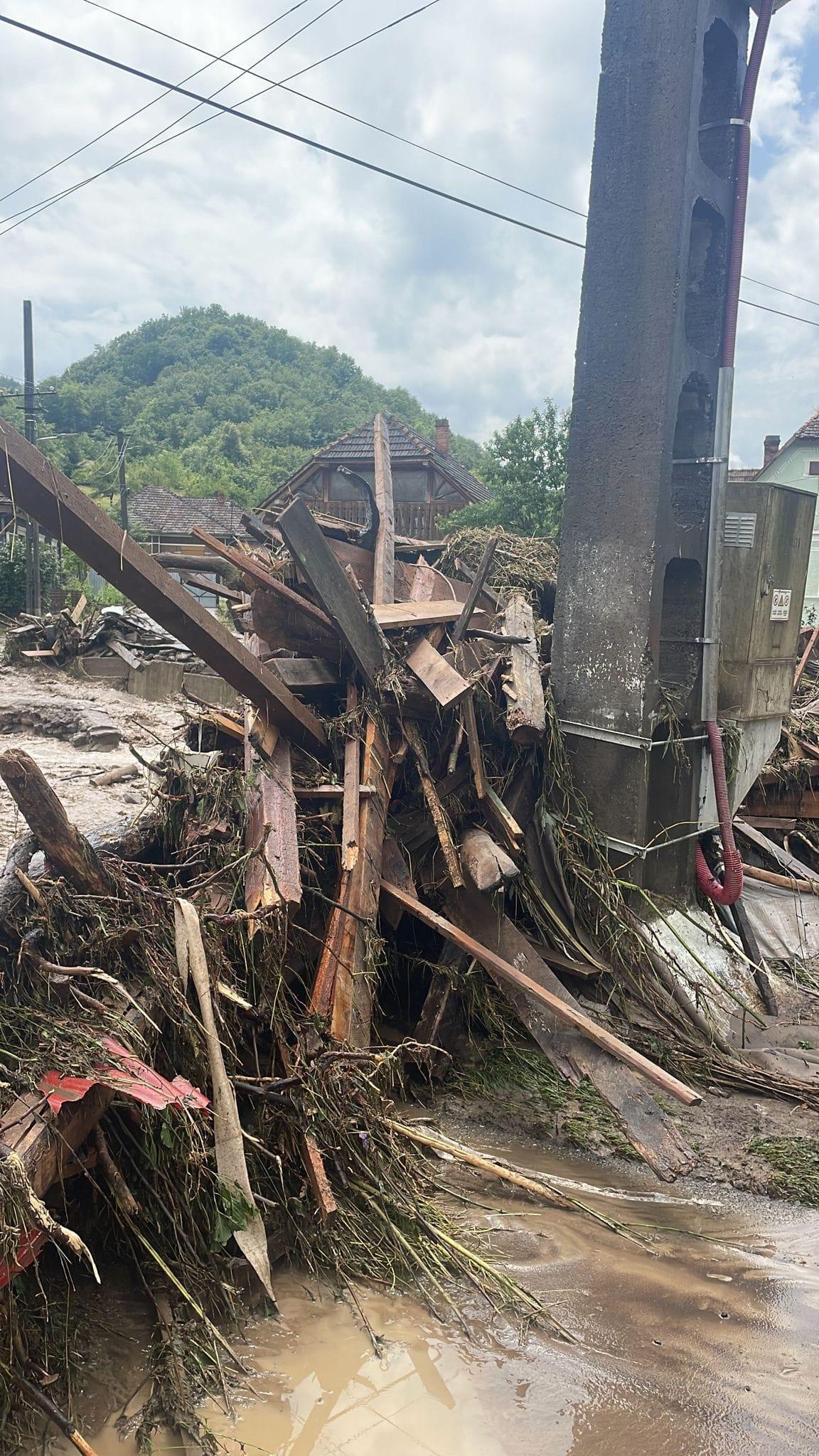 Floods in Arad County Romania 25 June 2023. Photo: Arad County Government